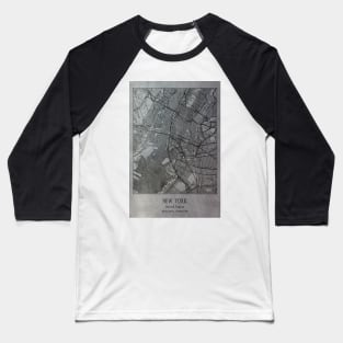 New York, United Stated, city map Baseball T-Shirt